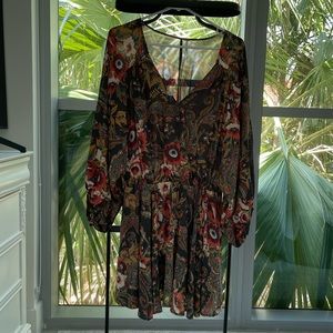 Beautiful long sleeve Free People dress